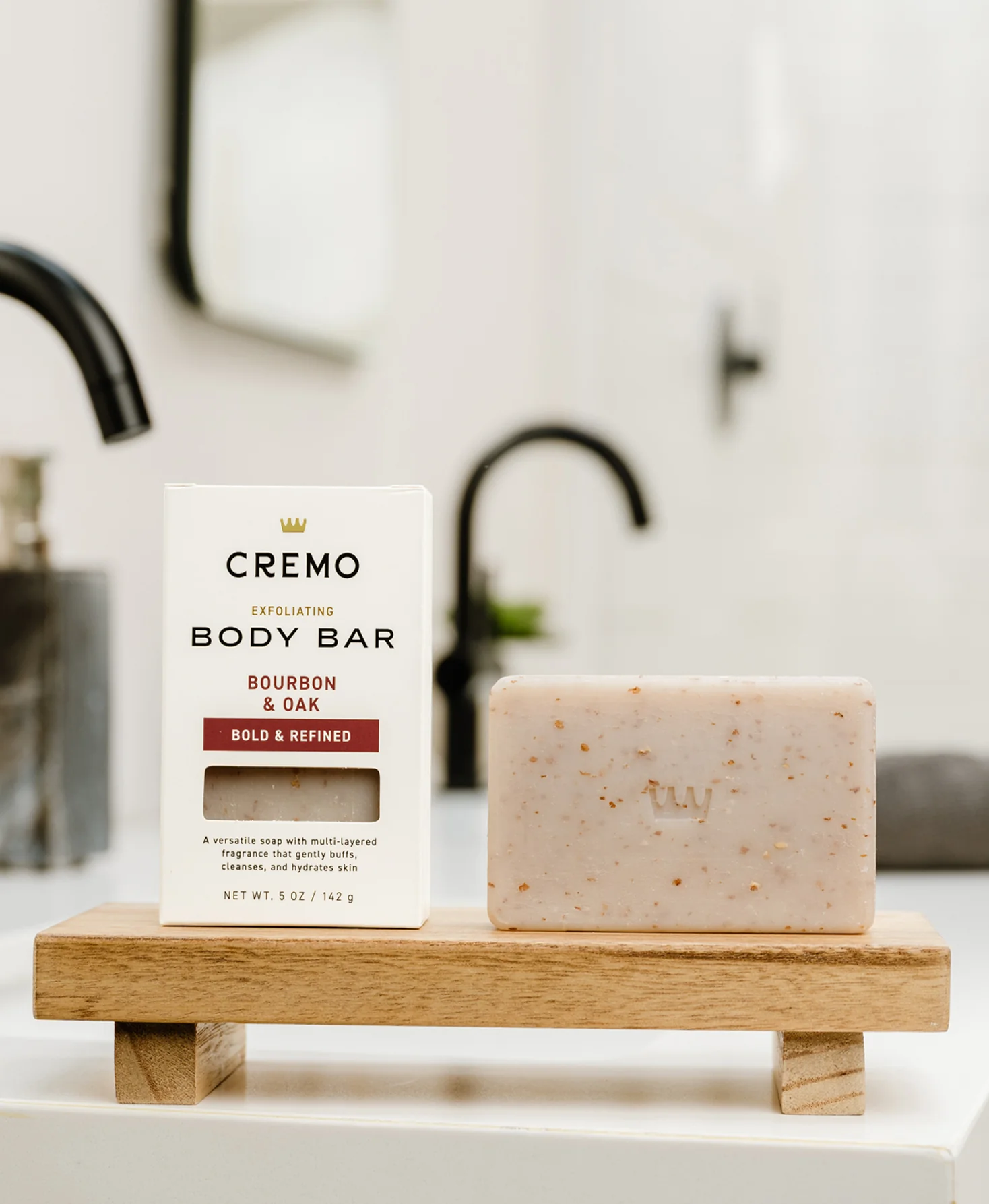 Bourbon & Oak Exfoliating Body Bar - Image 3