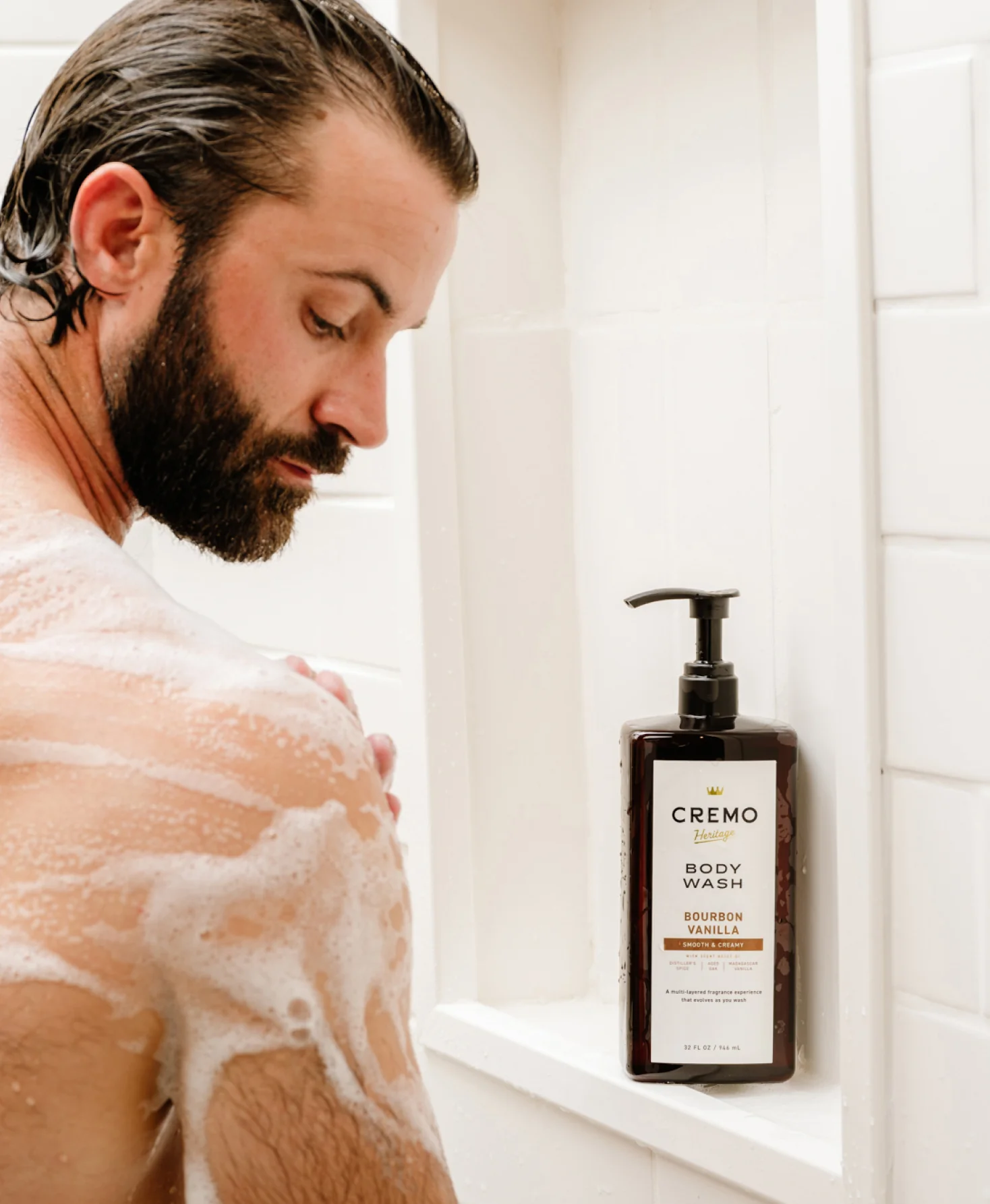Bourbon Vanilla Body Wash - 32 oz. - Image 5