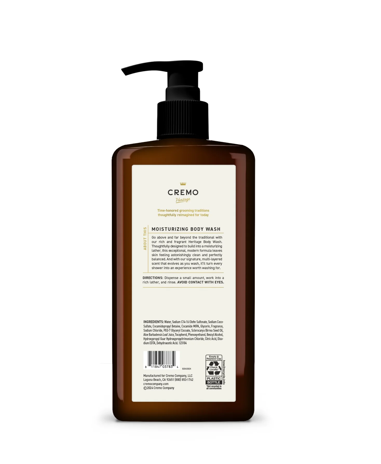 Bourbon Vanilla Body Wash - 32 oz. - Image 7