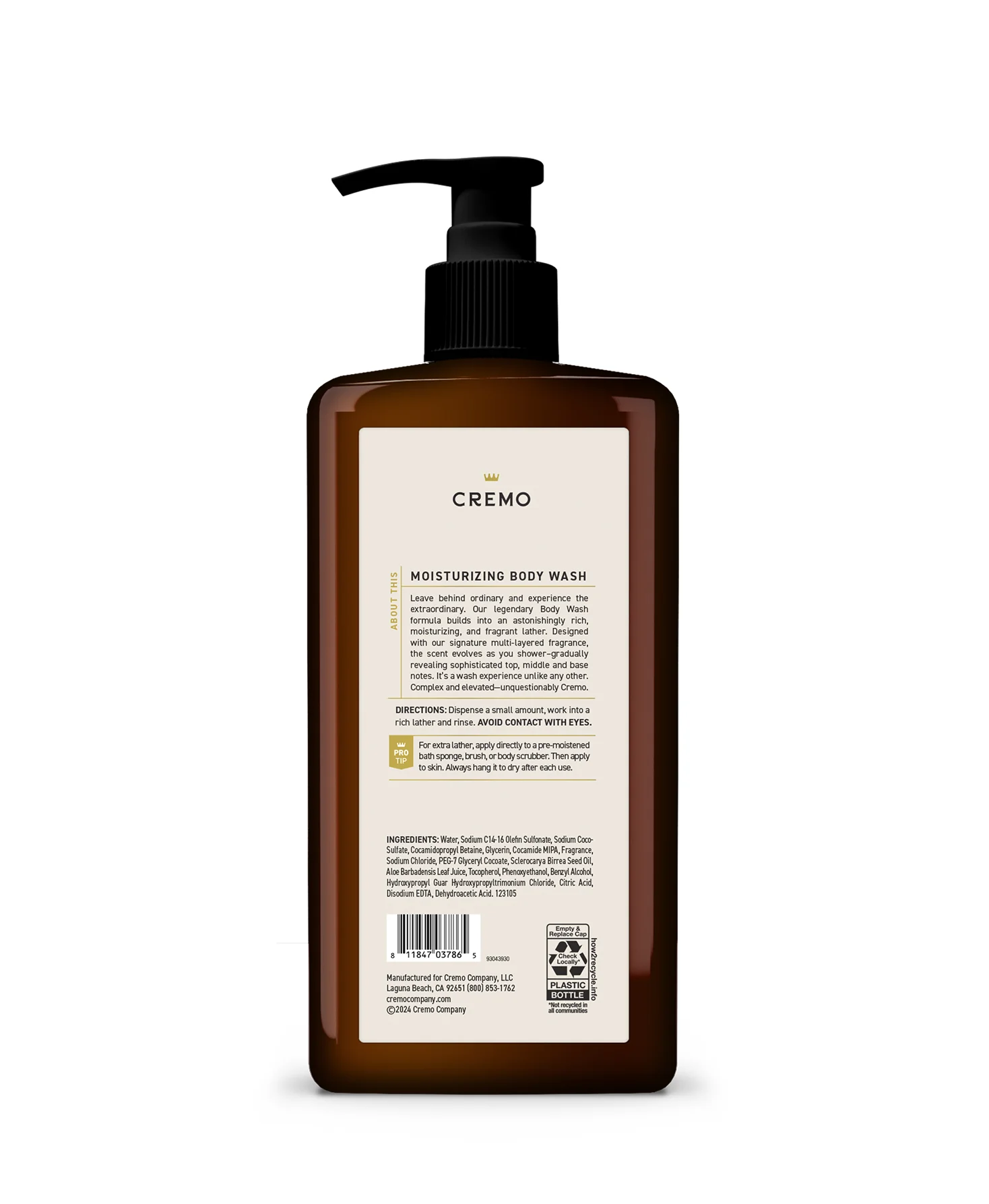 Italian Bergamot (Reserve Collection) Body Wash - 32 oz. - Image 7