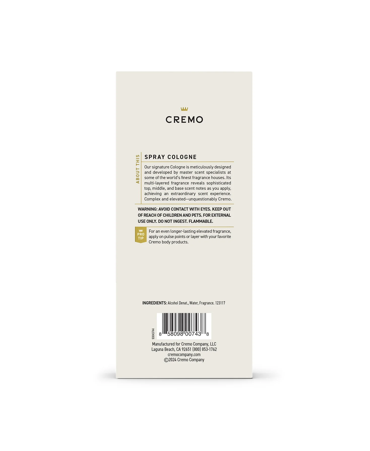 Spice & Black Vanilla Spray Cologne - Image 8